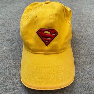 Yellow Unisex Superman Baseball Cap